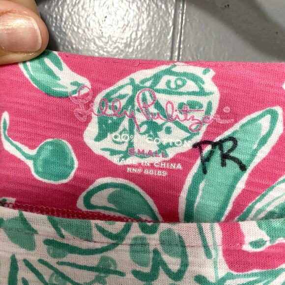 Lilly Pulitzer Cassie Pink Scorpion Bowl Holy Grail Knit Preppy Mini Dress S - Picture 3 of 8